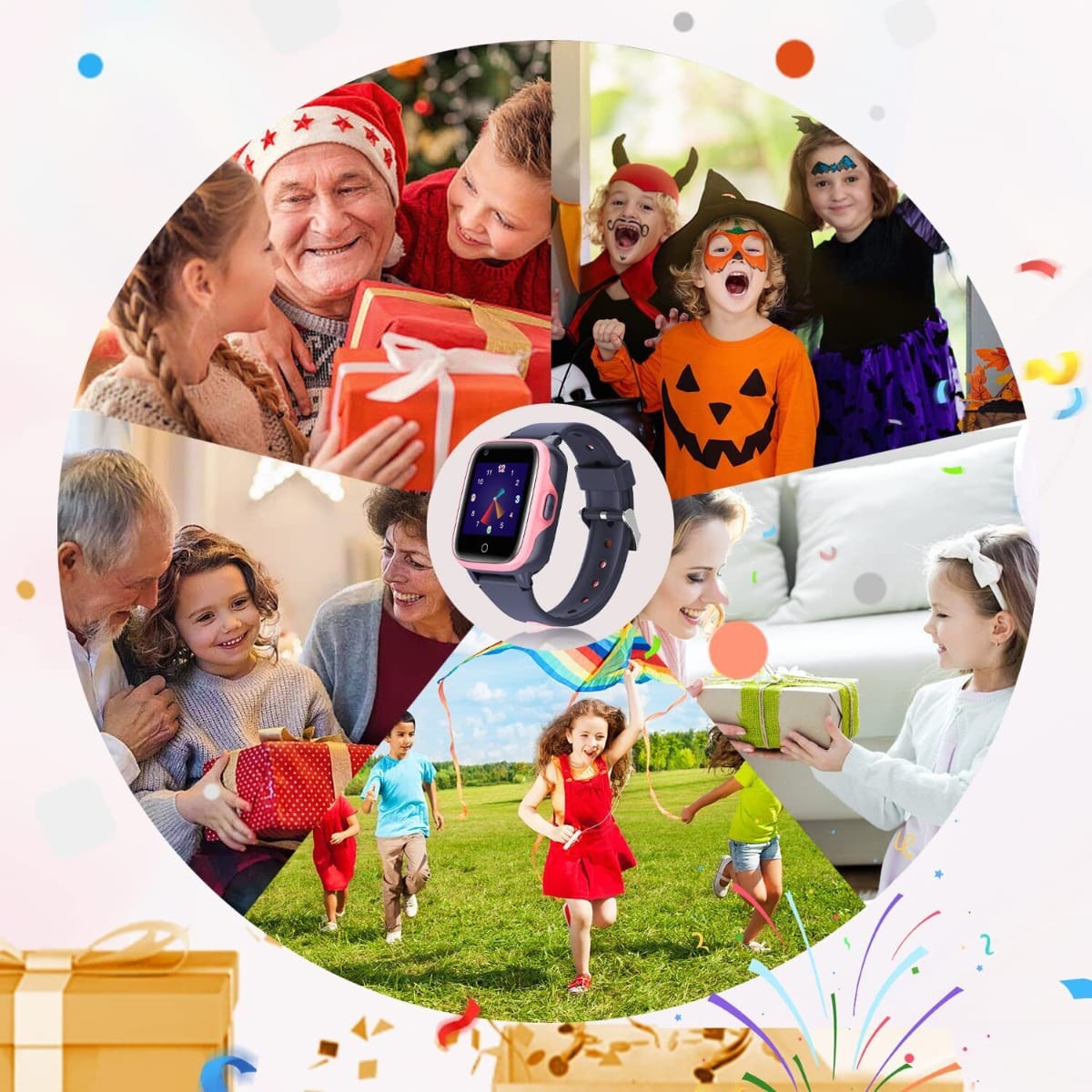 Ceas inteligent pentru copii SmartKid Pro cu cartela SIM, GPS, camera