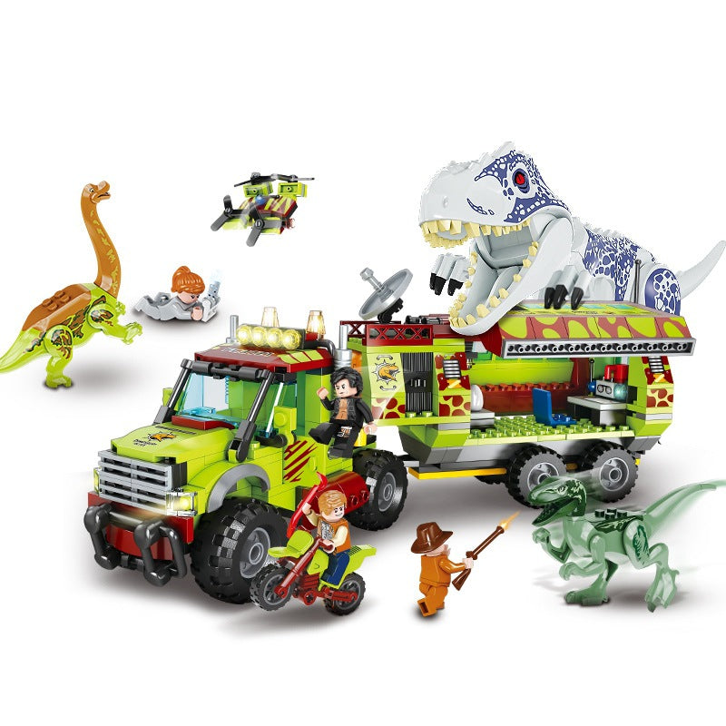Set de cuburi Dinosaur World 528 piese