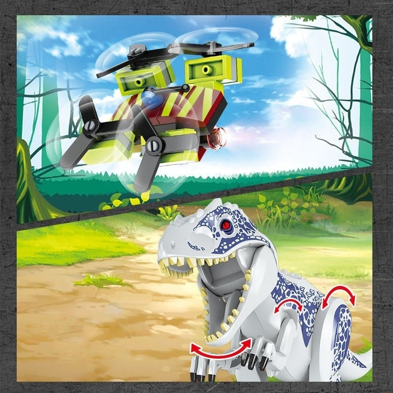 Set de cuburi Dinosaur World 528 piese