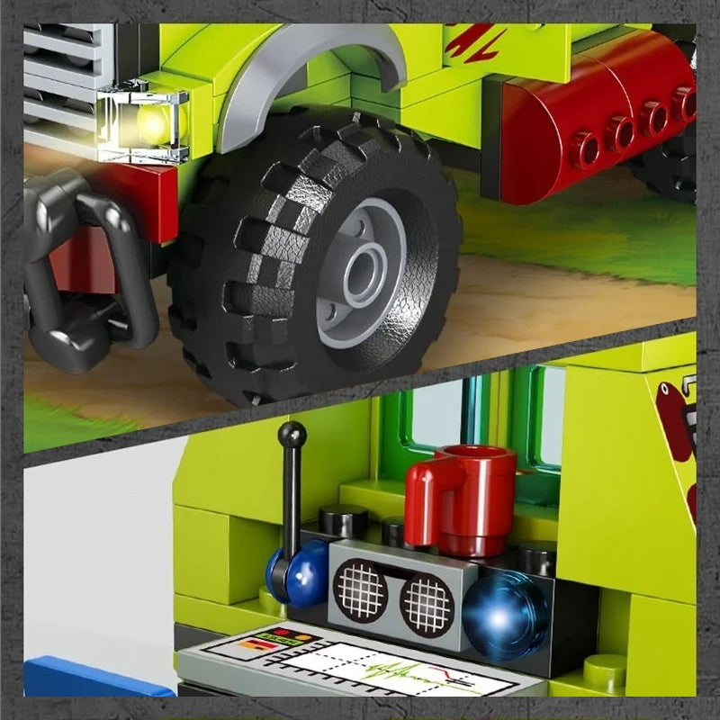 Set de cuburi Dinosaur World 528 piese