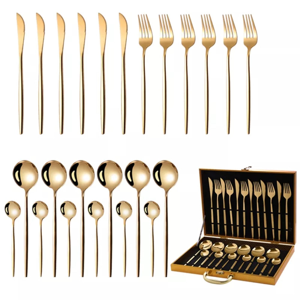 Set tacâmuri "ODILE" 24 buc