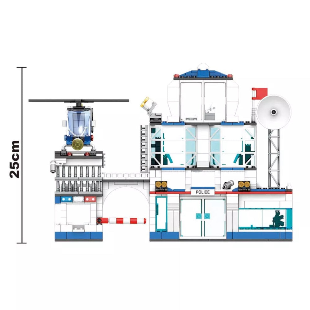 Set de cărămizi echipa POLICE 563 piese