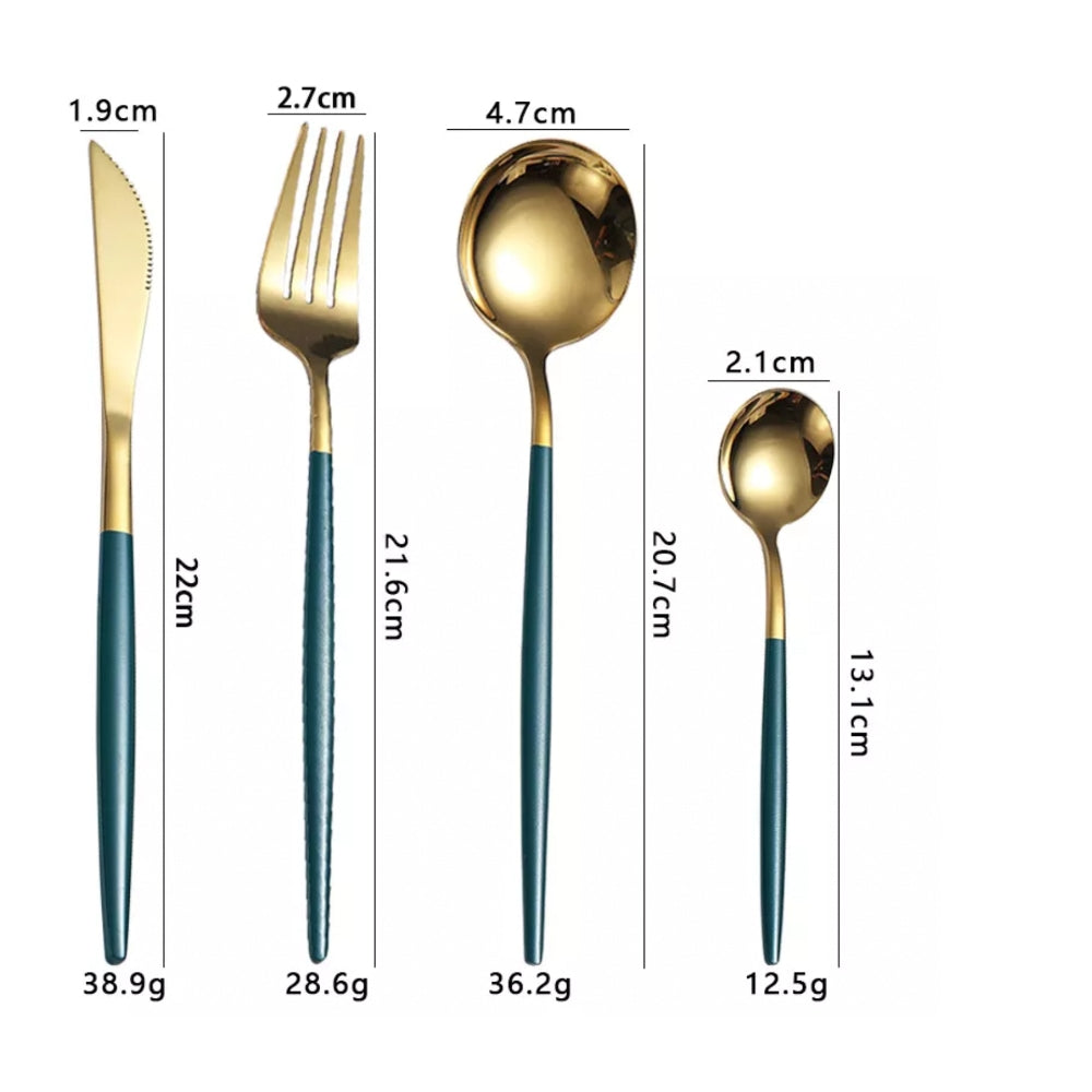 Set tacâmuri "ODILE" 24 buc