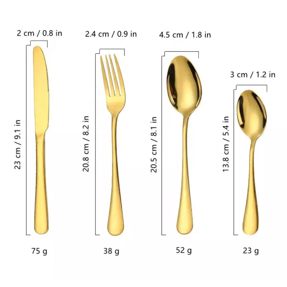 Set tacâmuri "MAXINE" 24 buc