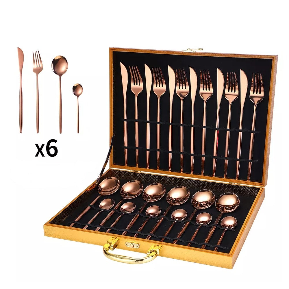 Set tacâmuri "ODILE" 24 buc