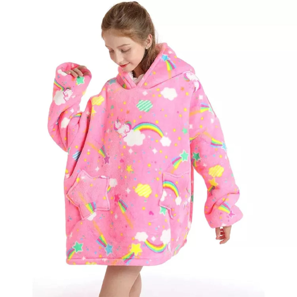 Pătură hanorac pentru copii