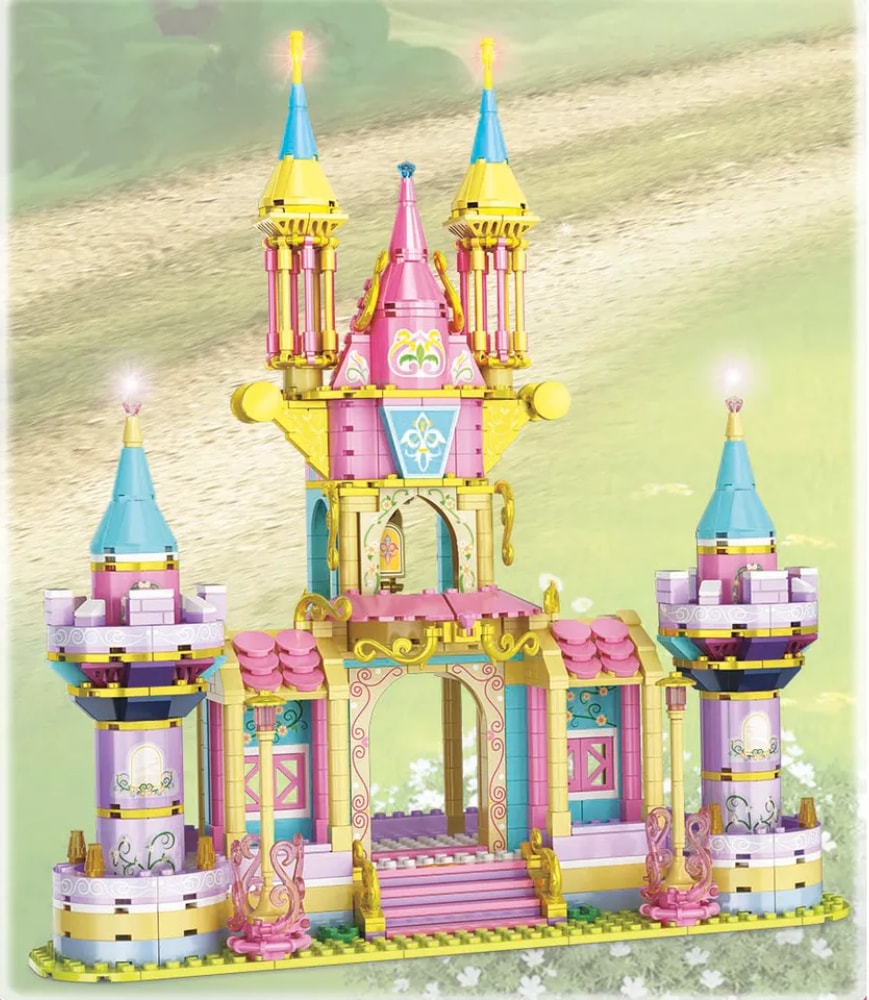 Set cărămizi castel de vis 1000 piese