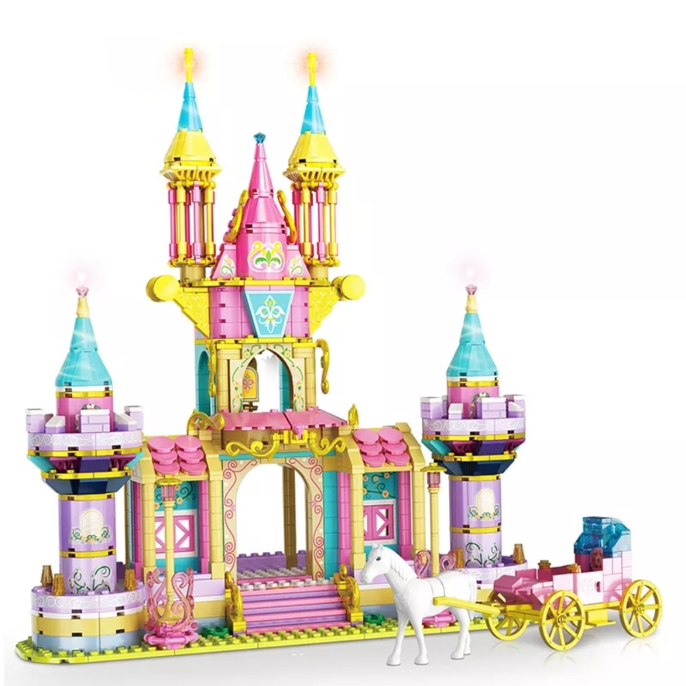 Set cărămizi castel de vis 1000 piese