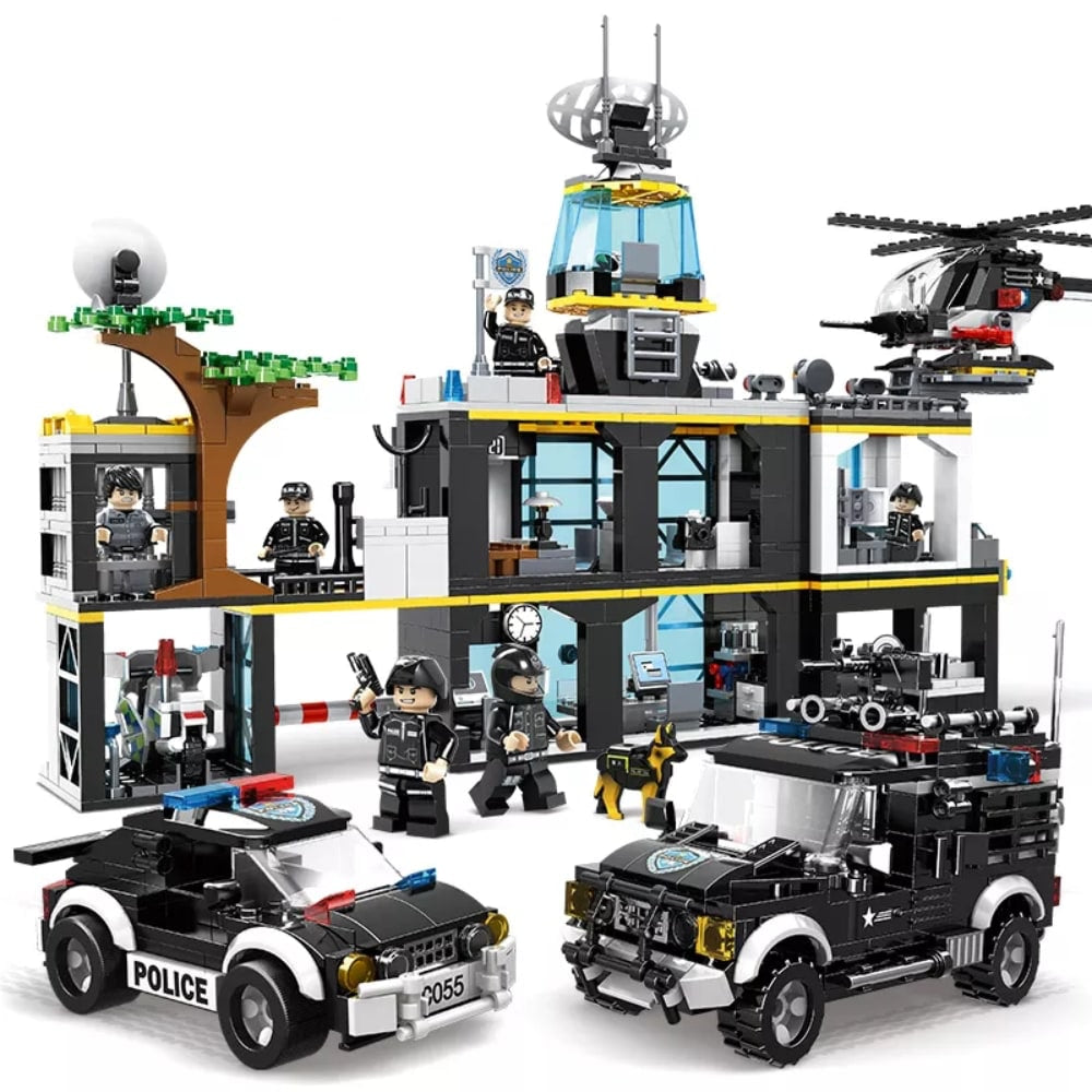 Set de cărămizi POLICE Team 1261 piese