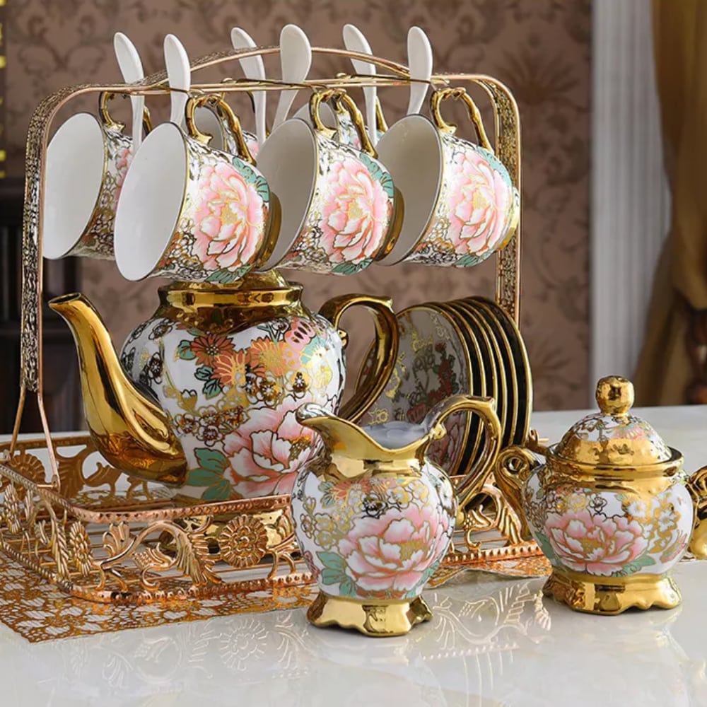 Set ceasca cu farfurioara din portelan pentru cafea "MONDENO"