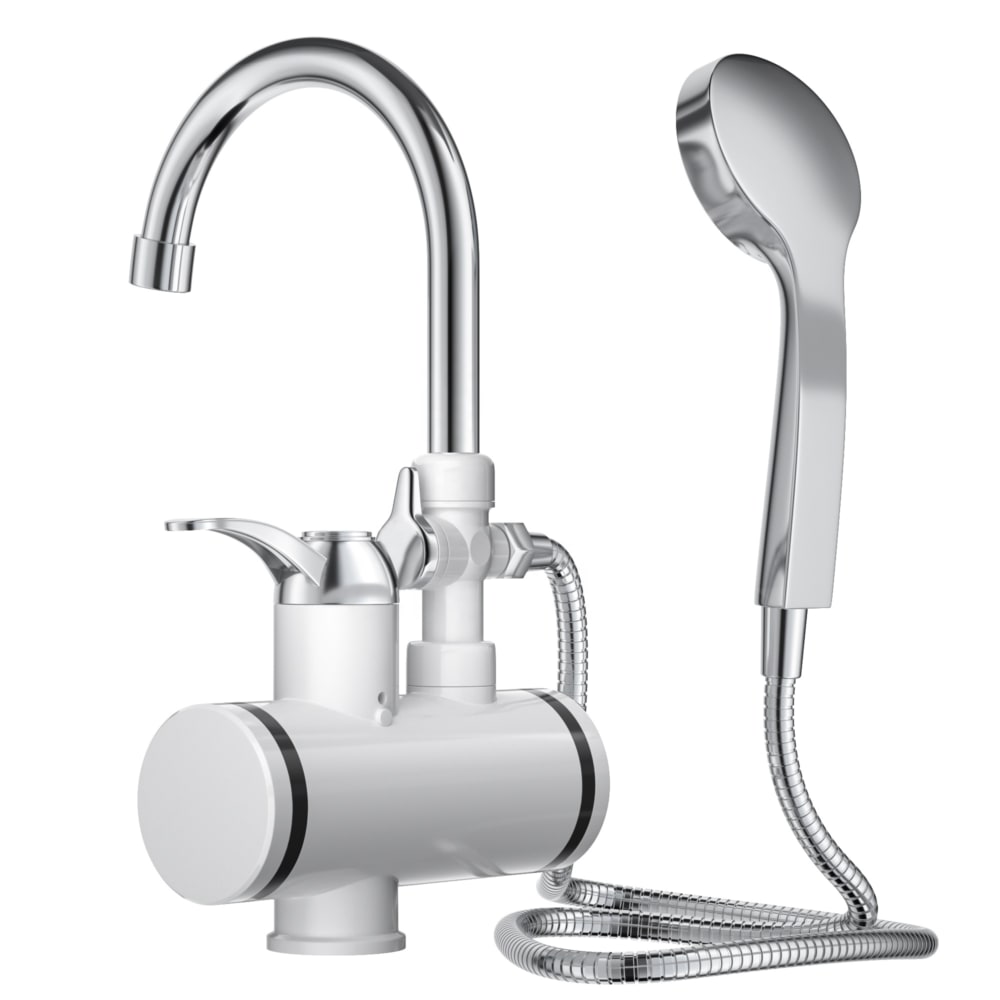 Baterie si dus cu incalzitor incorporat