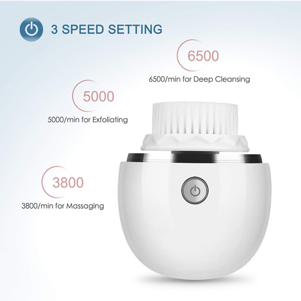Dispozitiv care vibrează pentru curățarea profundă a feței