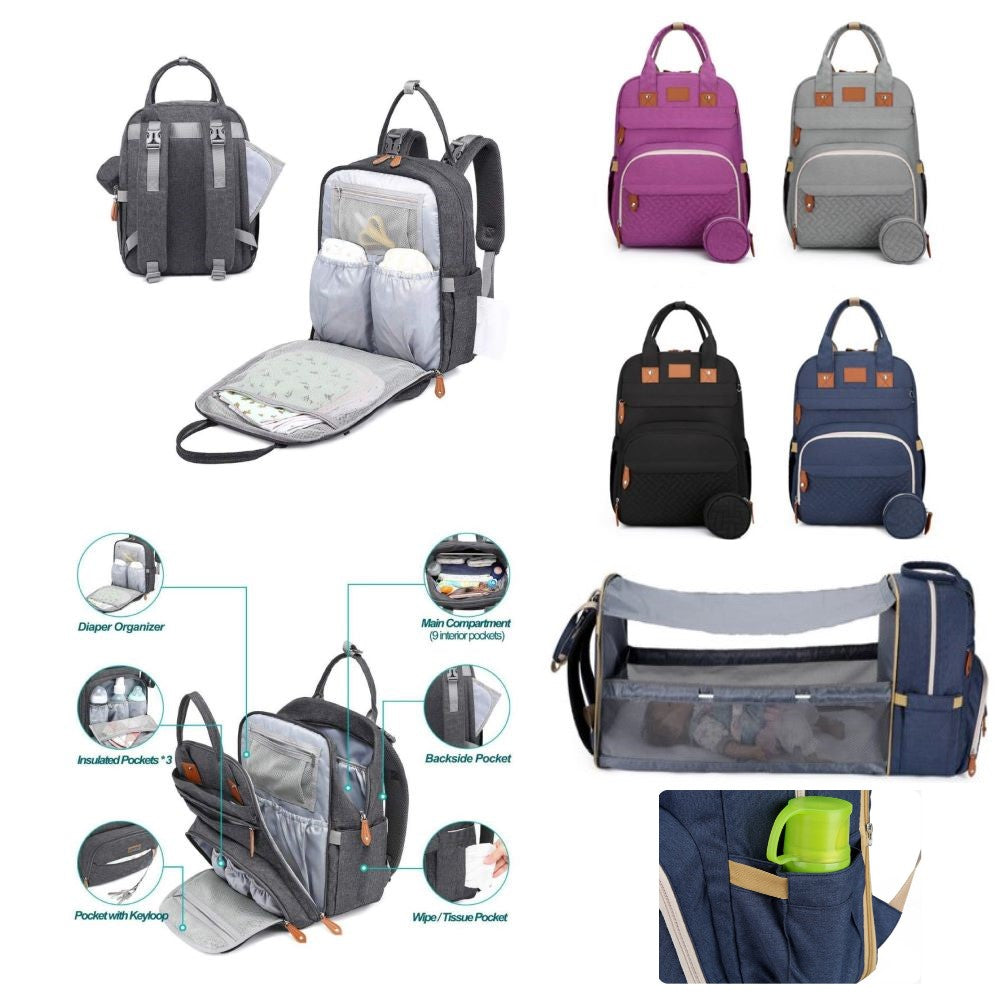 Geantă multifuncțională pentru mame