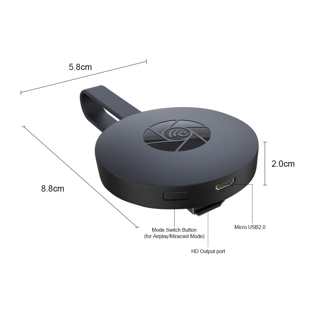 Player media TV fără fir MiraCast HDMI