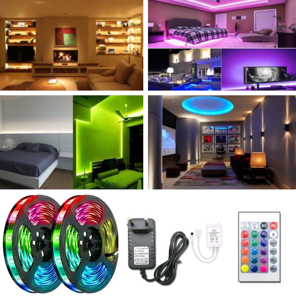 Led strip RGB-W 5m cu telecomandă