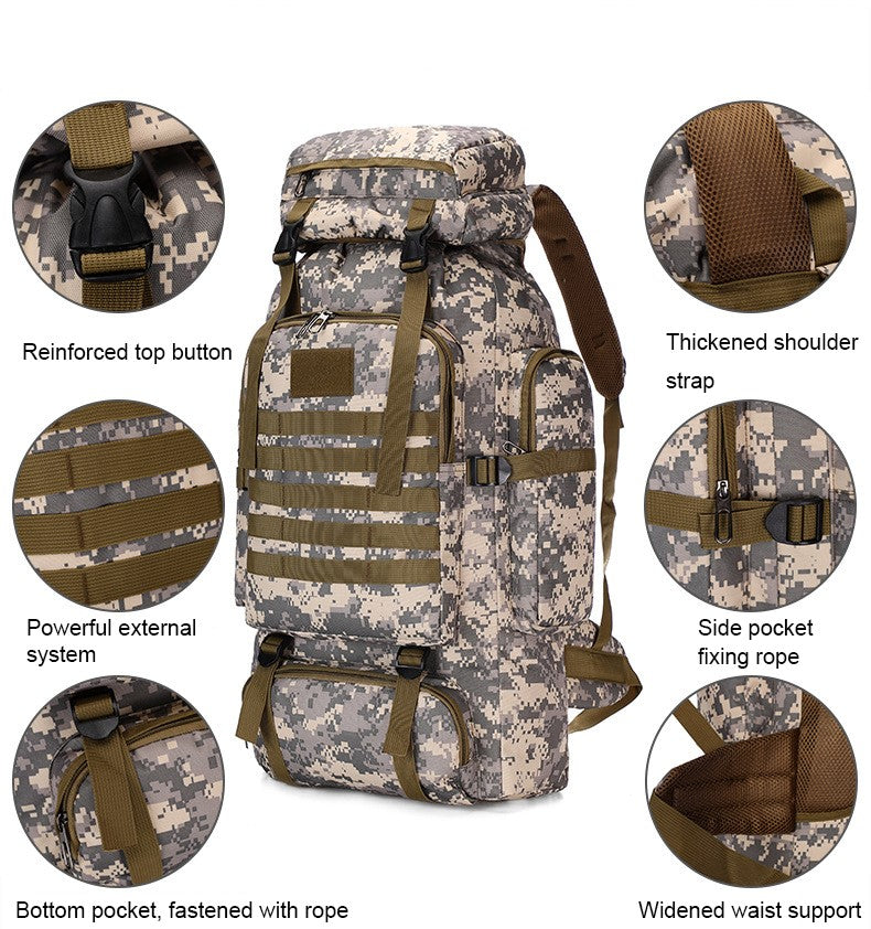 Rucsac tactic de 80L pentru drumeții