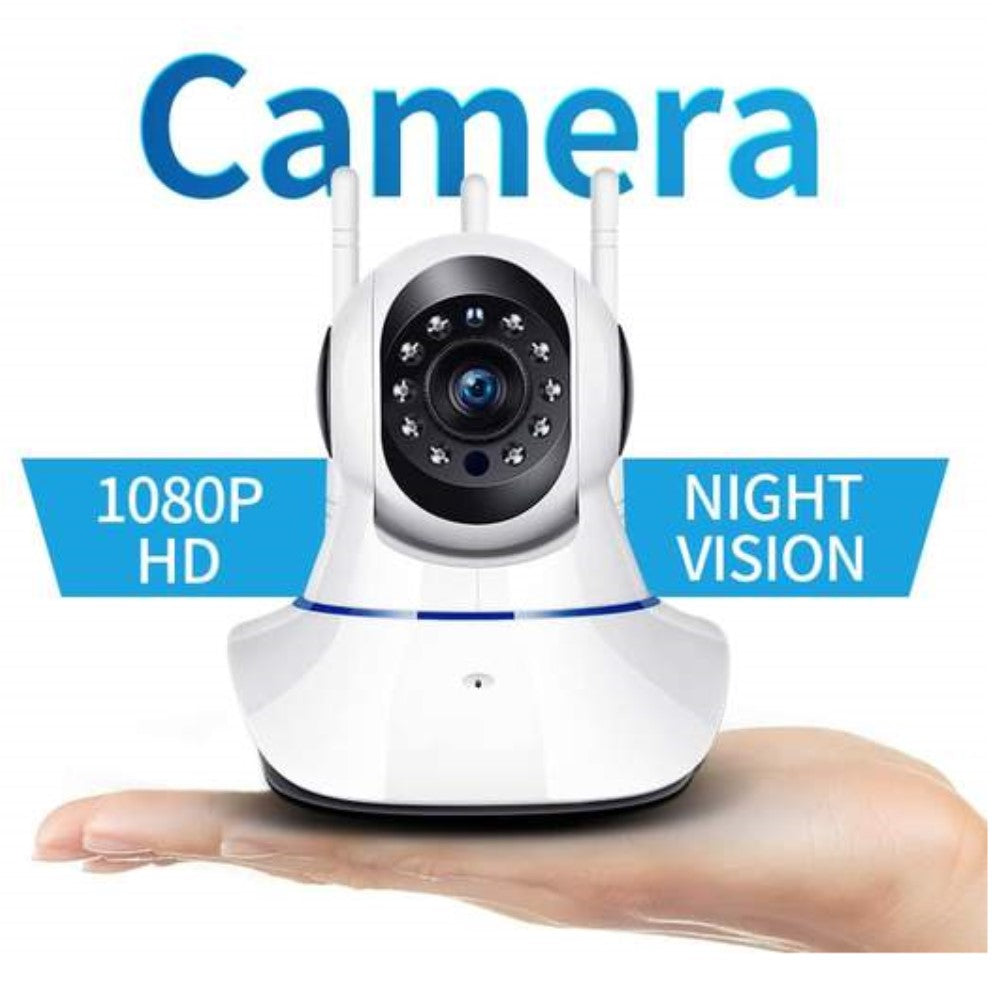 Cameră wireless cu rotire la 360° cu sunet și înregistrare pe timpul nopții