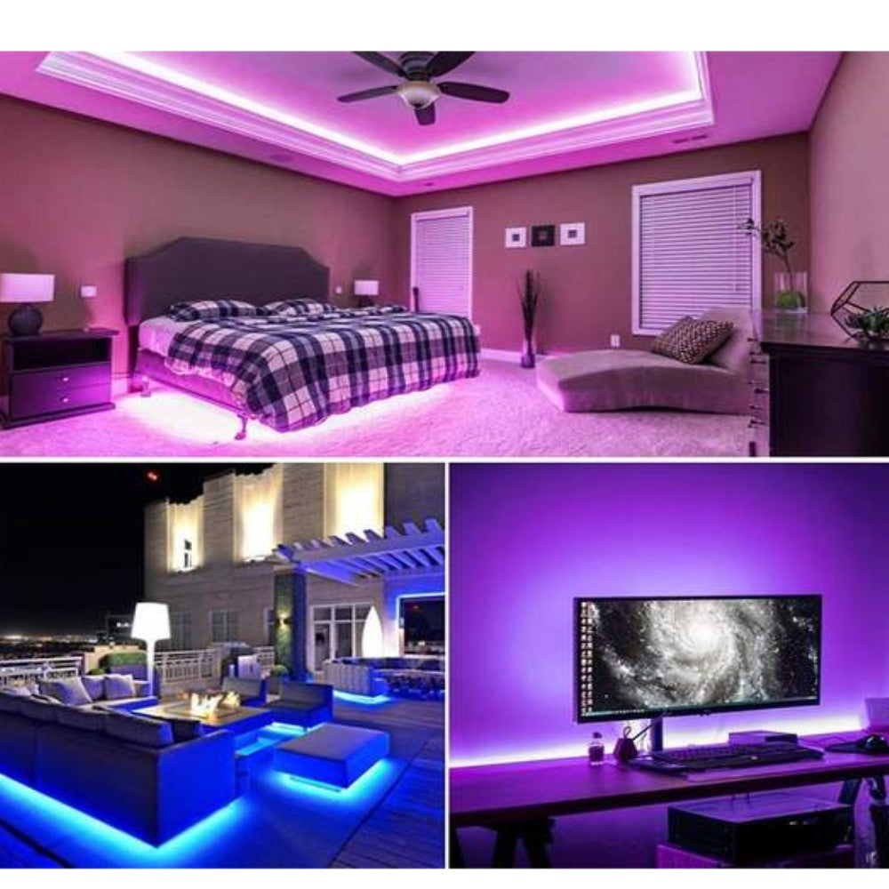 Led strip RGB-W 5m cu telecomandă