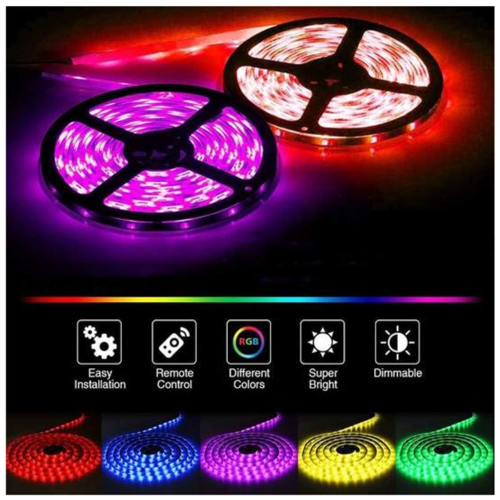 Led strip RGB-W 5m cu telecomandă
