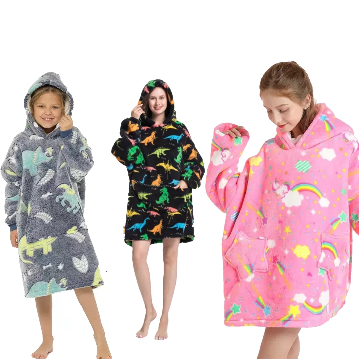 Pătură hanorac pentru copii