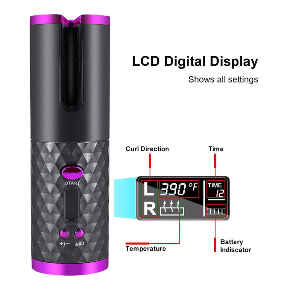 Ondulator automat pentru păr fără fir