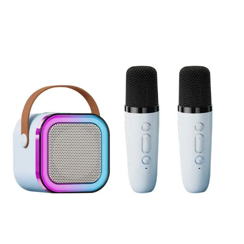 Set Karaoke pentru copii, difuzor + 2 x microfoane