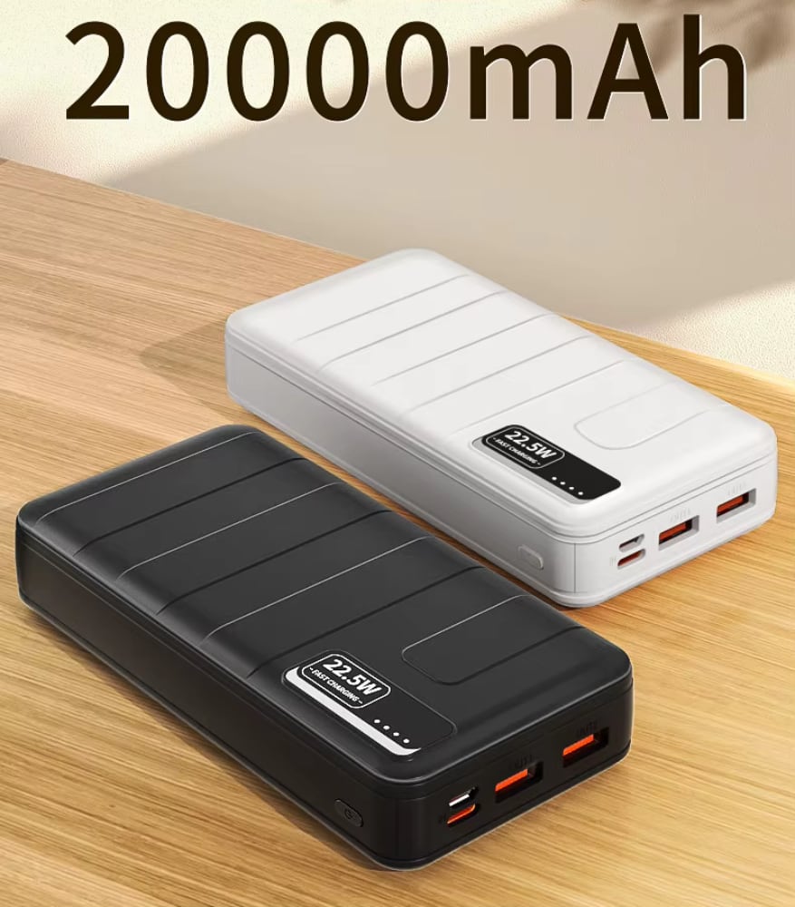 Power Bank 20000mAh, 22.5W