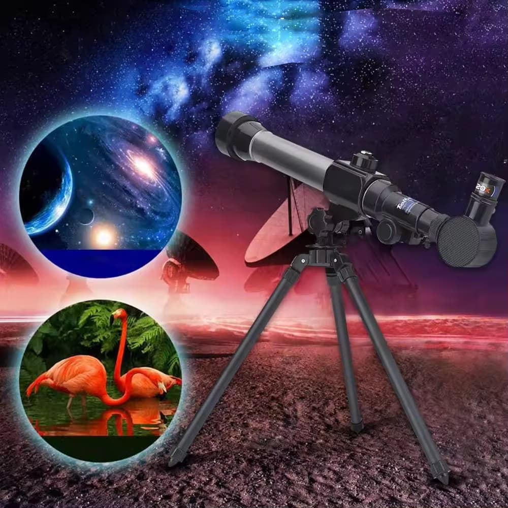 Telescop pentru copii cu suport