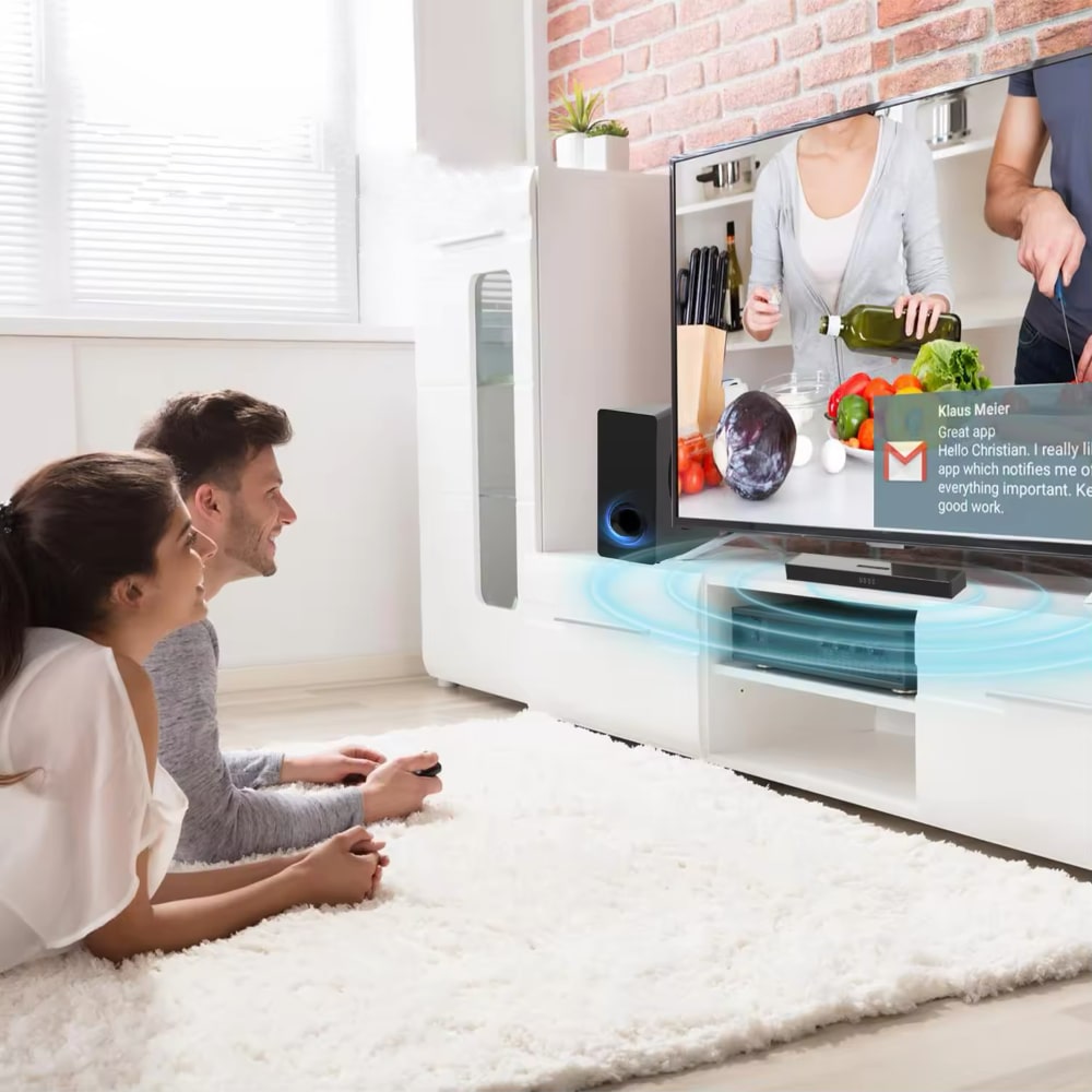 Soundbar cu Bluetooth și subwoofer fără fir