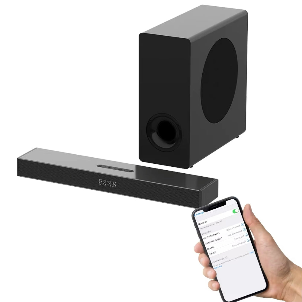 Soundbar cu Bluetooth și subwoofer fără fir