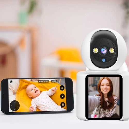 Baby Monitor inteligent și wireless cu vedere pe timp de noapte și conexiune video și audio bidirecțională.