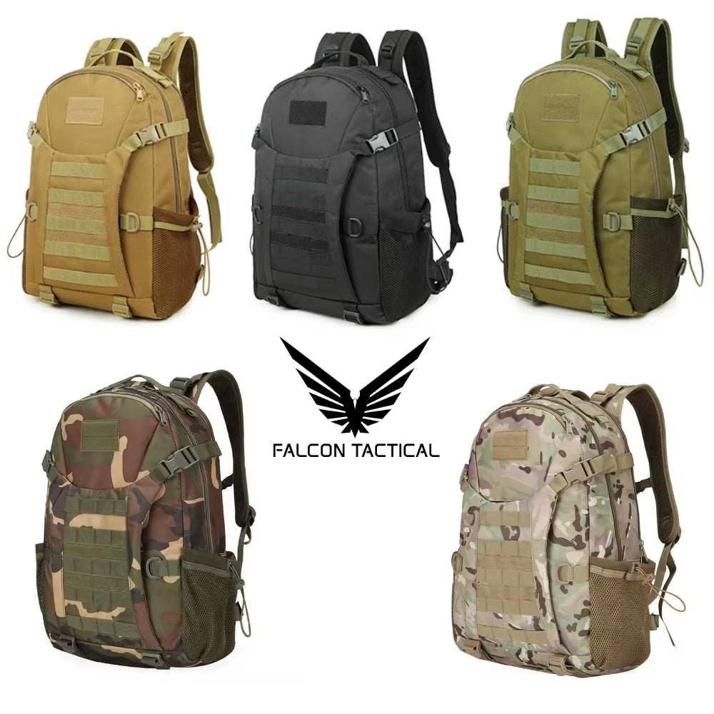 Rucsac tactic Falcon Tactical 45L – Oxford impermeabil, sistem MOLLE, outdoor/military