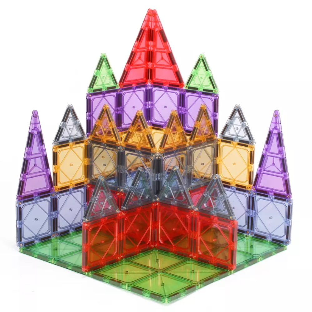 Set creativ de blocuri magnetice - 100 de piese