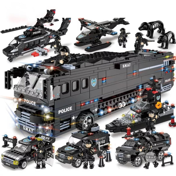 Set de cărămizi SWAT Team 1014 piese